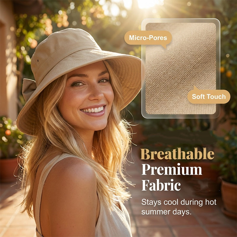 SunLuxe™ - Wide Brim Foldable Sun Hat