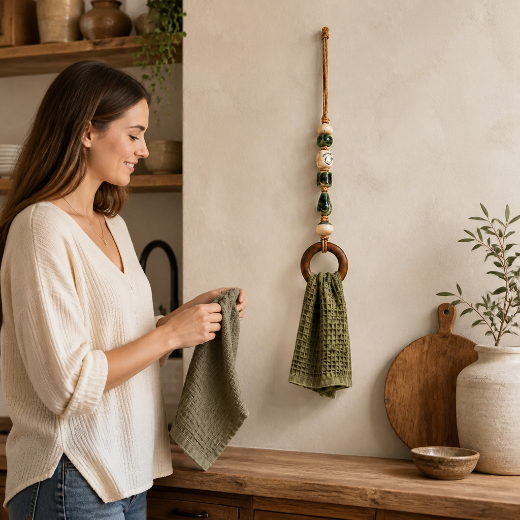 HearthCharm™ — Stylish Hanging Towel Decor