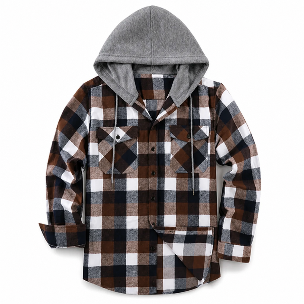 TimberHearth™ Men's Hooded Flannel Jacket