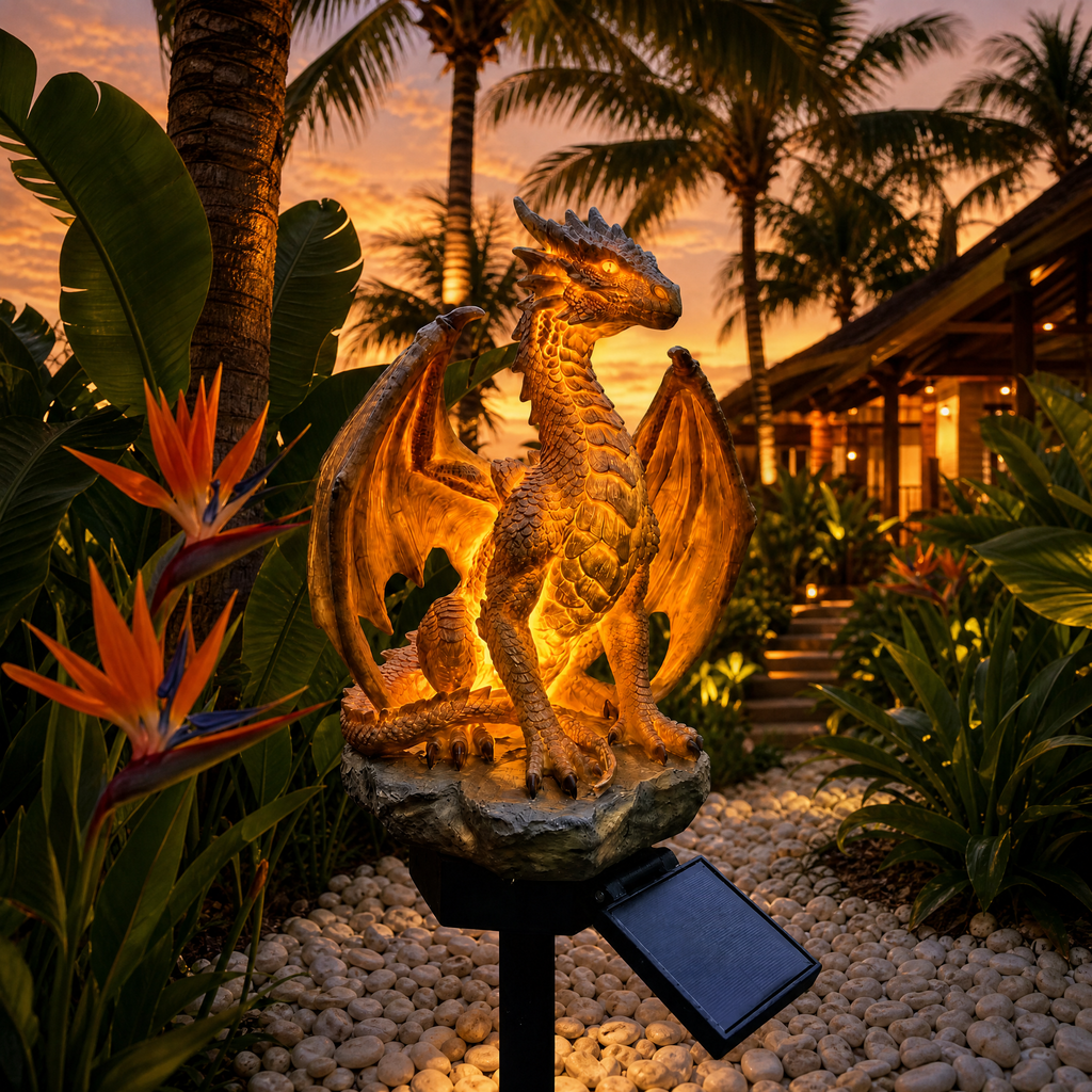 MythraFlame™ Garden Guardian — Ignite Enchantment and Cozy Warmth in Every Night