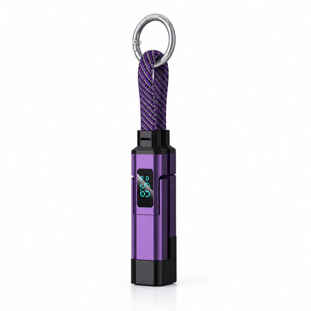 KeyVolt™ — Portable Keychain Power Bank
