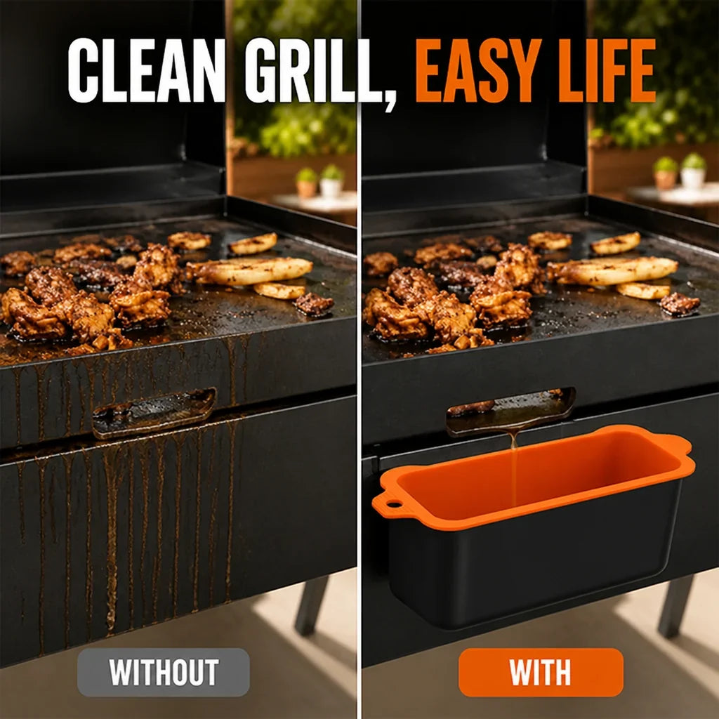 GreaseTray™ — Catch the Mess, Keep Grilling
