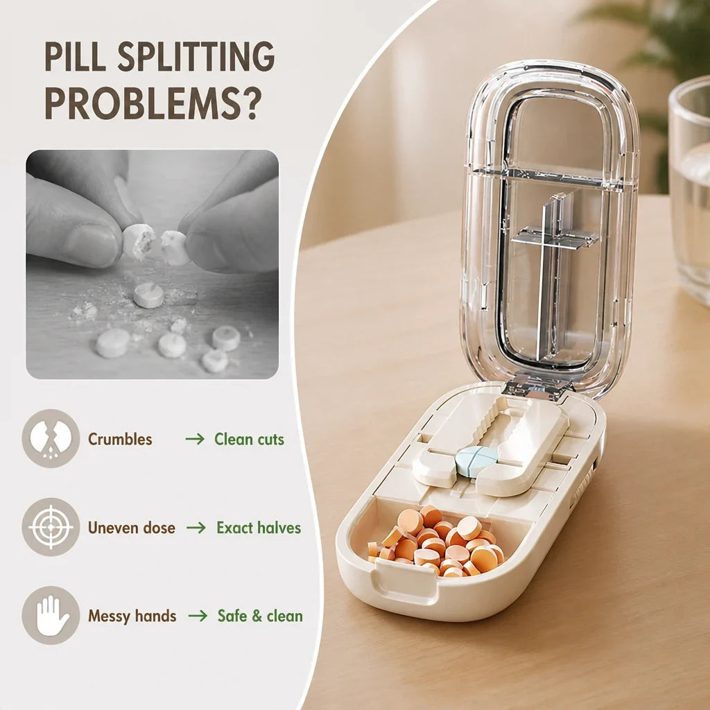 MedSplit™ — Convenient Pill Cutting for Everyday Use