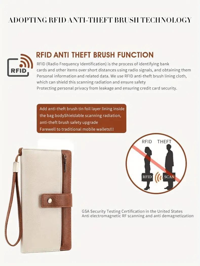 LumaGuard™ Long Wallet — Protect Your Identity and Elevate Your Style Instantly
