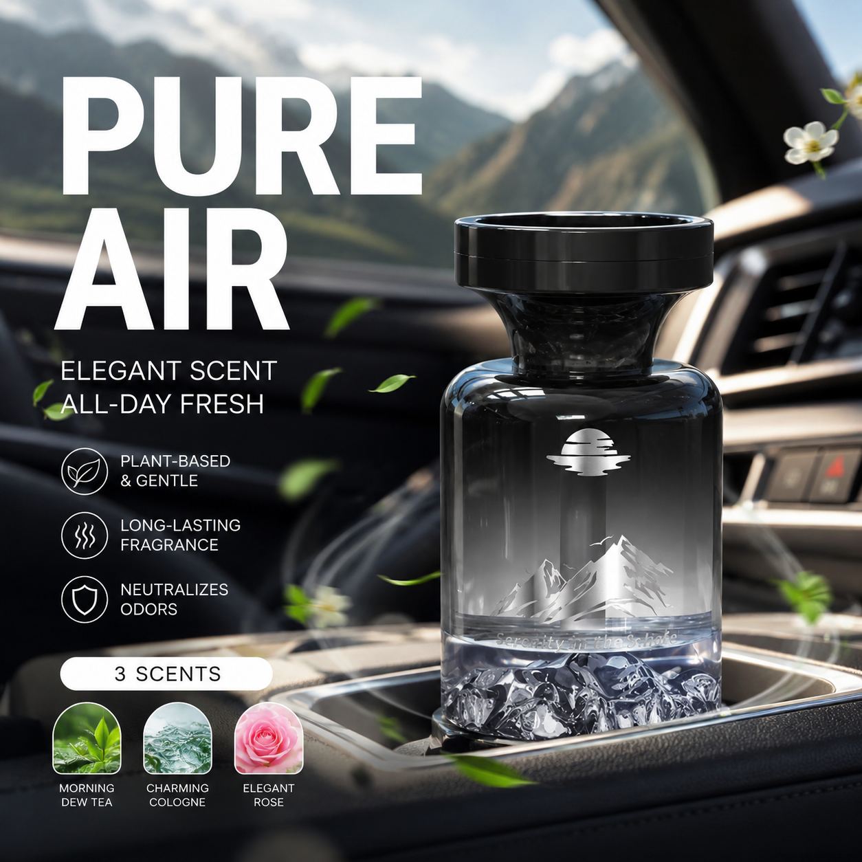AuraBloom™ — Escape to Pure, Lasting Freshness Every Time You Drive