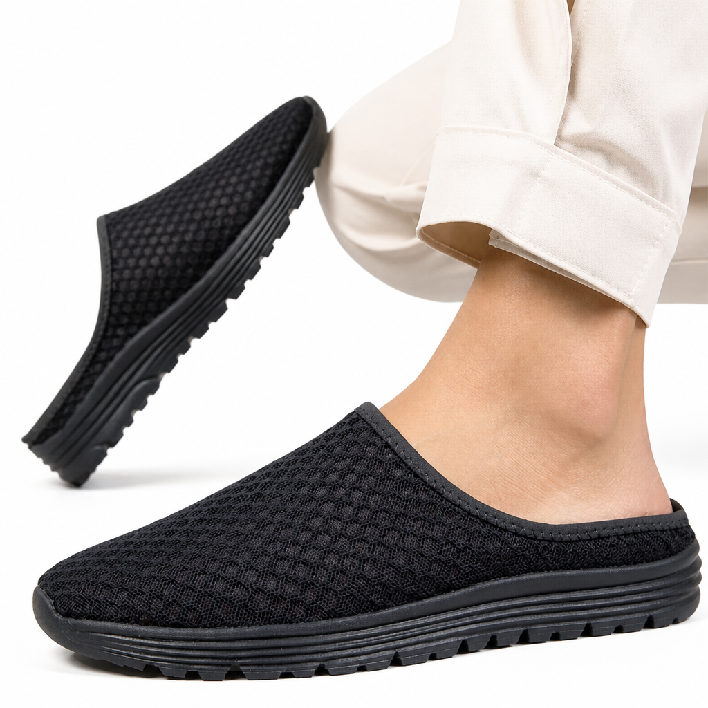 AiryNest™ Breathable Mesh Slip-On Clogs