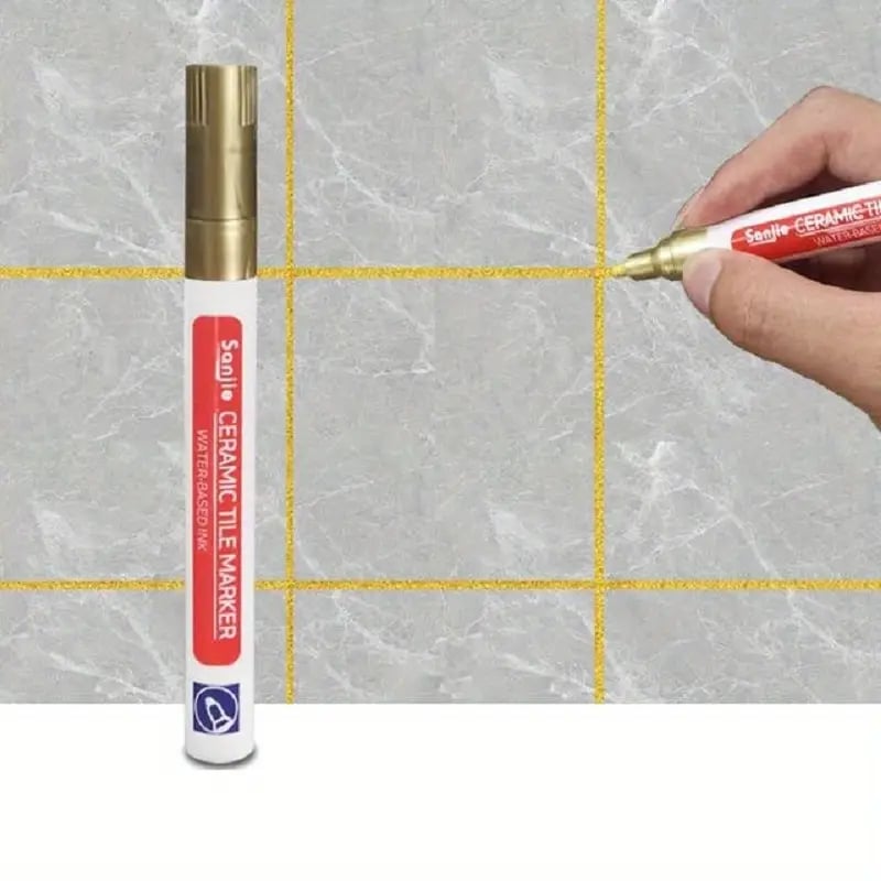 LumaSeal™ Grout Renewal Pen — Instantly Restore Stunning, Mold-Free Grout You’ll Love Showing Off