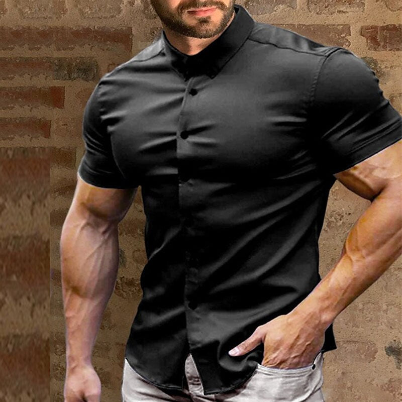 FlexFit™ - Men's Stretch Short-Sleeve Shirt