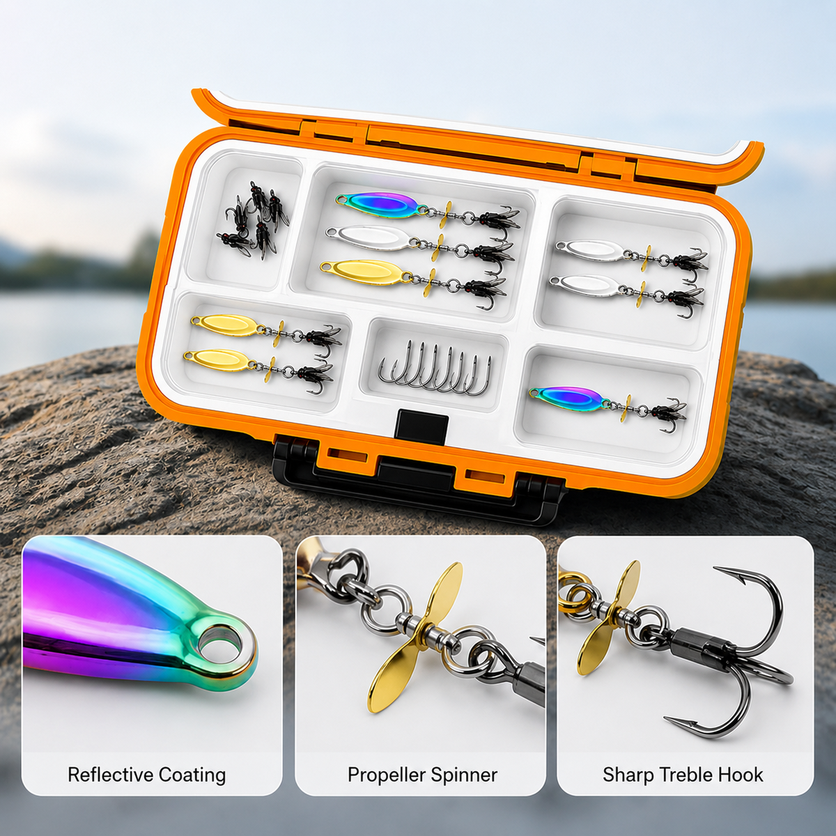 CatchPro™ - Multi-Color Fishing Lure Set