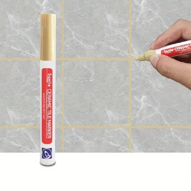 LumaSeal™ Grout Renewal Pen — Instantly Restore Stunning, Mold-Free Grout You’ll Love Showing Off