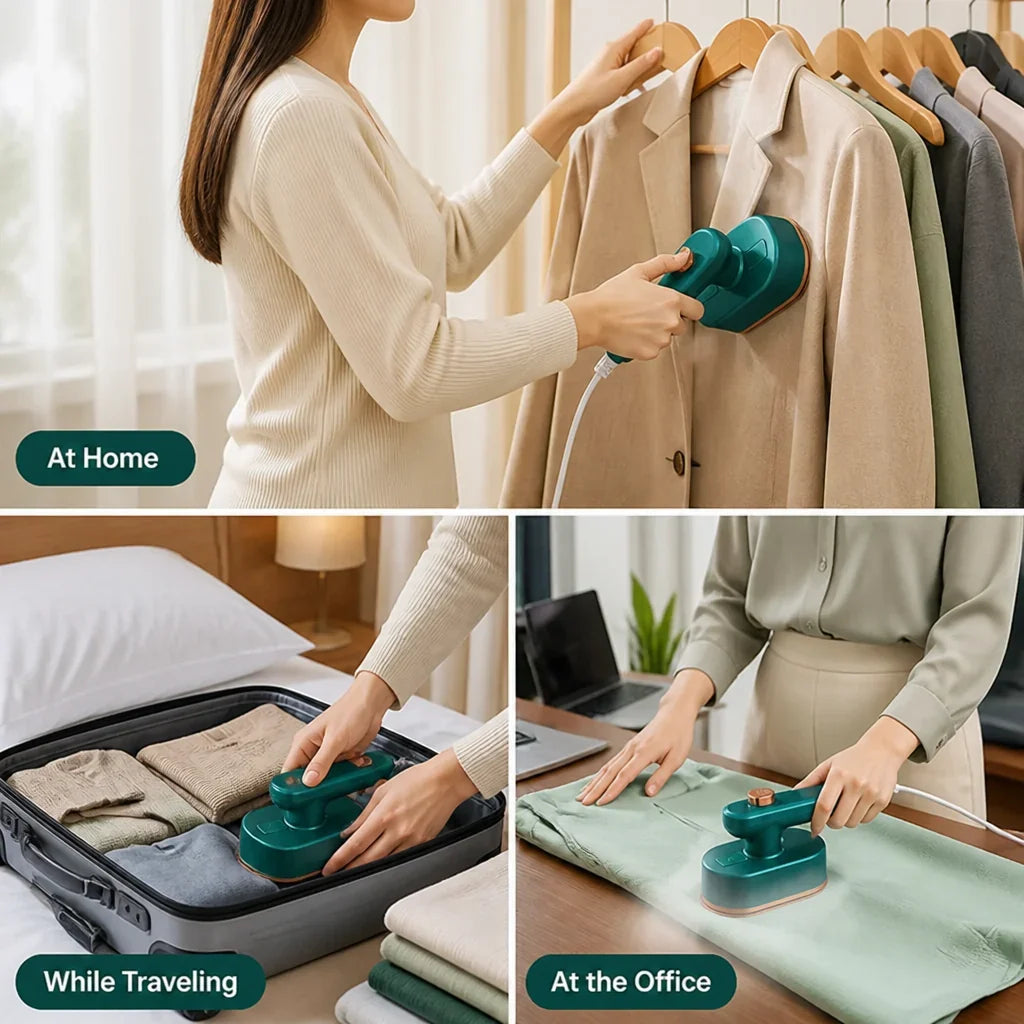 Presselle™ — Compact Steam Care for Everyday Clothing