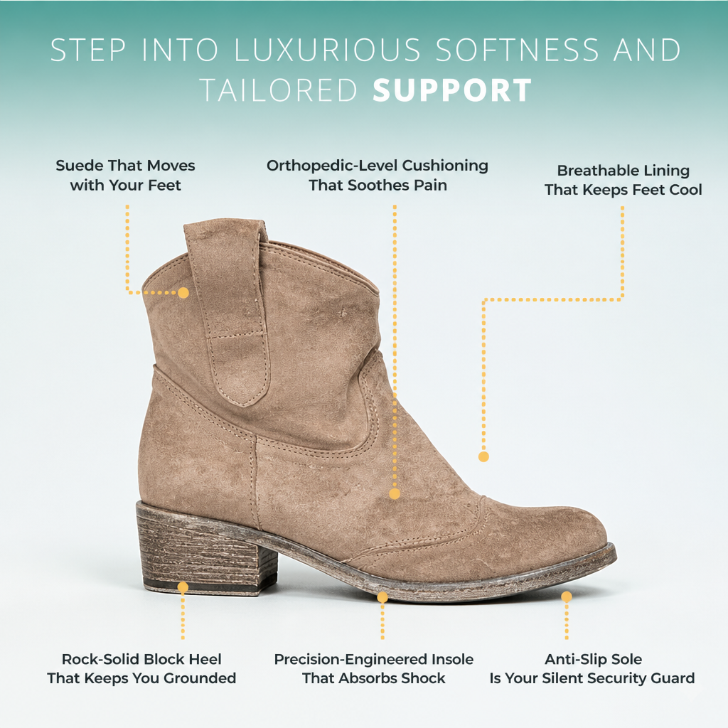 SoleVerve™ Suede Boots — Slip Into All-Day Pain-Free Confidence and Unmatched Comfort